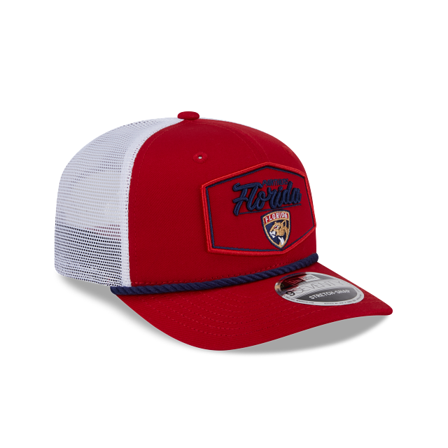 Casquette snapback rouge 9Seventy Cord des Panthers de la Floride de la LNH pour homme de New Era