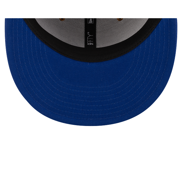 Casquette Snapback basique MLB New Era 9Fifty Toasted Peanut/Royal pour homme des Expos de Montréal