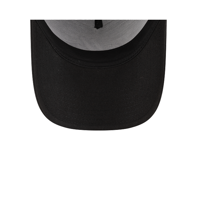 Casquette à visière snapback 9Forty A-Frame noire sur noire des Expos de Montréal MLB New Era pour homme