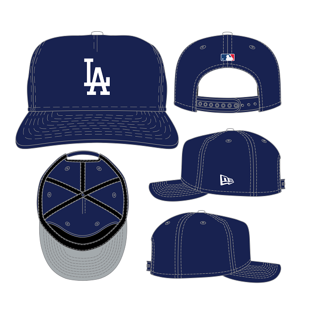 Los Angeles Dodgers MLB New Era Men's Navy 19Twenty Player Replica Snapback