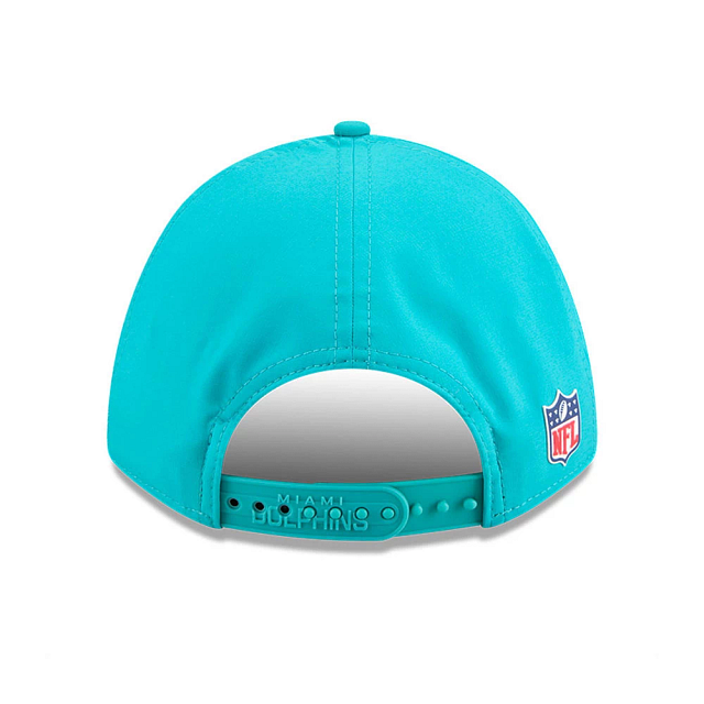 Miami Dolphins NFL New Era Men's Teal 9Forty 2025 Sideline M-Crown Snapback