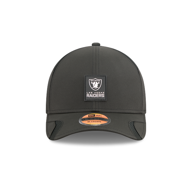 Las Vegas Raiders NFL New Era Men's Black 9Forty 2025 Sideline M-Crown Snapback
