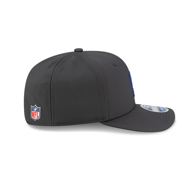 Casquette snapback extensible Buffalo Bills NFL New Era pour homme, couleur anthracite, modèle 9Seventy 2025.