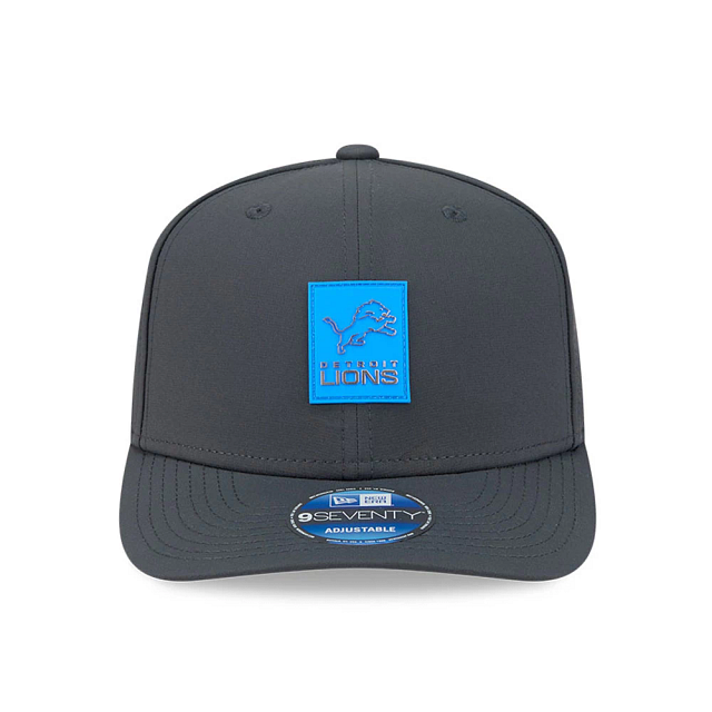 Detroit Lions NFL New Era Men's Charcoal 9Seventy 2025 Sideline Stretch Snapback