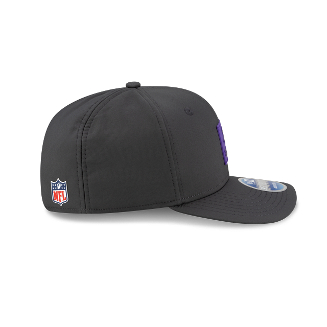 Minnesota Vikings NFL New Era Men's Charcoal 9Seventy 2025 Sideline Stretch Snapback