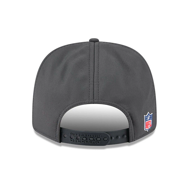 Pittsburgh Steelers NFL New Era Men's Charcoal 9Seventy 2025 Sideline Stretch Snapback