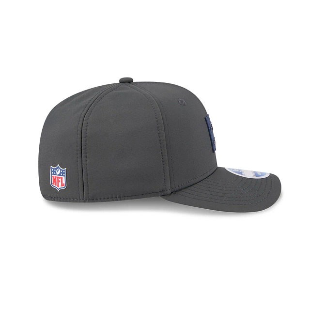 Casquette snapback extensible Seattle Seahawks NFL New Era pour homme, couleur anthracite, modèle 9Seventy 2025.