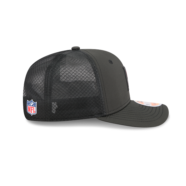 Washington Commanders NFL New Era Men's Charcoal 9Seventy 2025 Sideline Hot Weather Trucker Snapback