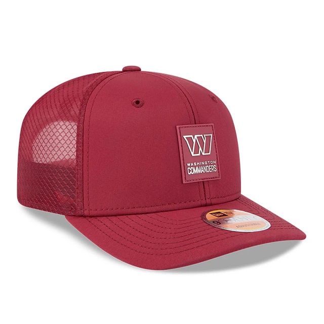 Washington Commanders NFL New Era Men's Burgundy 9Seventy 2025 Sideline Hot Weather Trucker Snapback