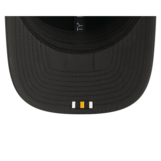 Pittsburgh Steelers NFL New Era Men's Charcoal 9Seventy 2025 Sideline Hot Weather Trucker Snapback