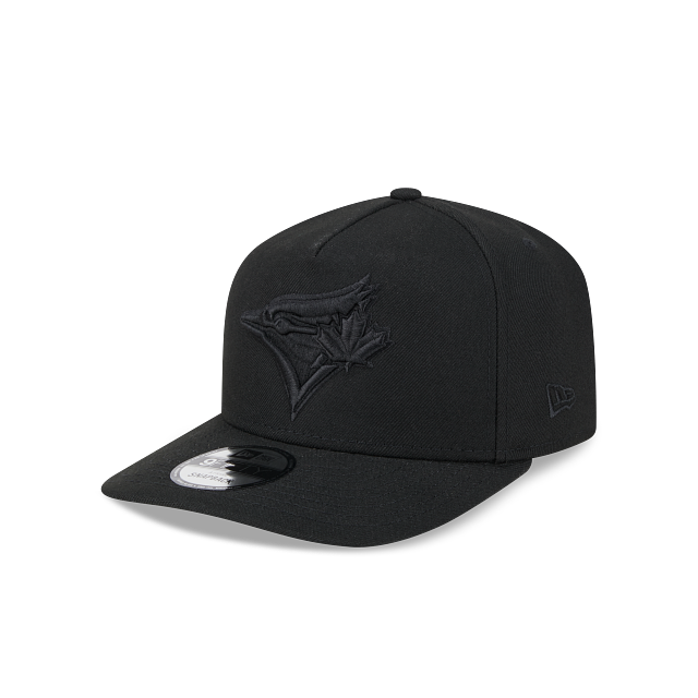Toronto Blue Jays MLB New Era Men's Black on Black 9Fifty A-Frame Snapback
