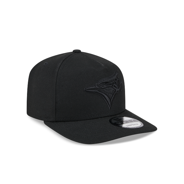 Toronto Blue Jays MLB New Era Men's Black on Black 9Fifty A-Frame Snapback