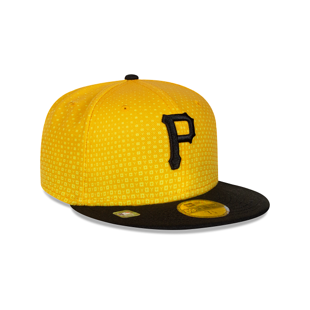 Pittsburgh Pirates MLB New Era Men's Yellow Black 59Fifty 2023 City Connect Fitted Hat