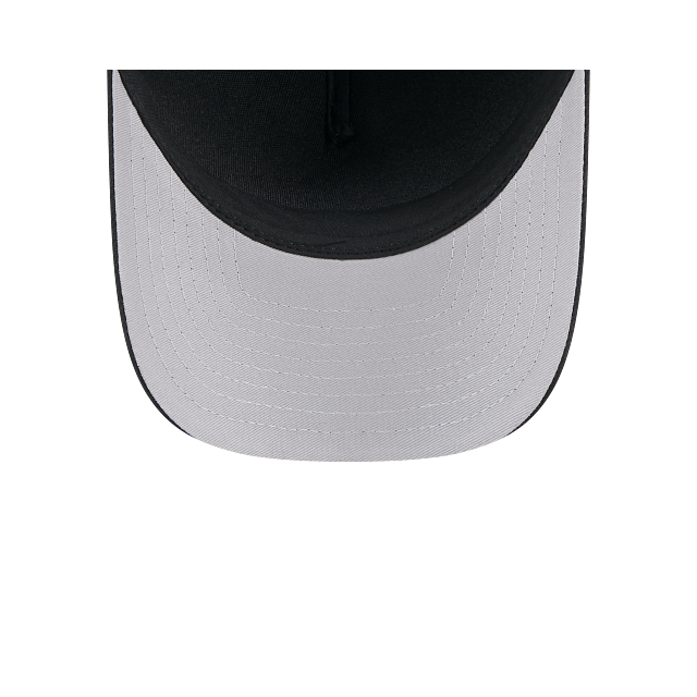 Casquette Denver Broncos NFL New Era pour homme, noire sur noire, modèle 9FORTY M-Crown, ajustable, style A-Frame