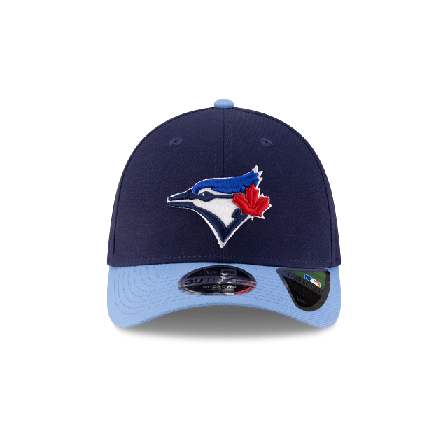 Toronto Blue Jays MLB New Era Men's Navy/Light Blue 39Thirty M-Crown Player Replica Stretch Fit Hat