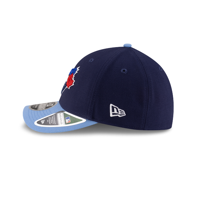 Toronto Blue Jays MLB New Era Men's Navy/Light Blue 39Thirty M-Crown Player Replica Stretch Fit Hat