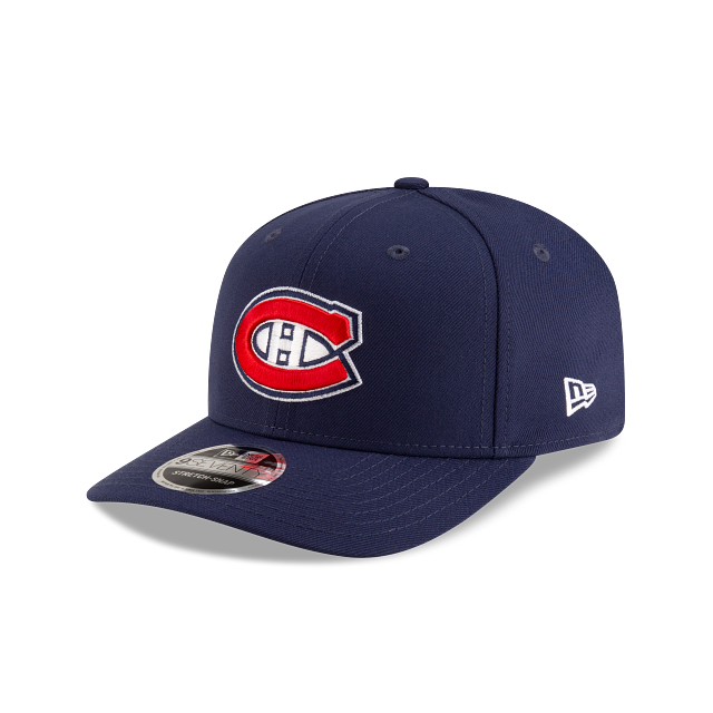 Montreal Canadiens NHL New Era Men's Navy 9Seventy Team Color Stretch Snapback Hat
