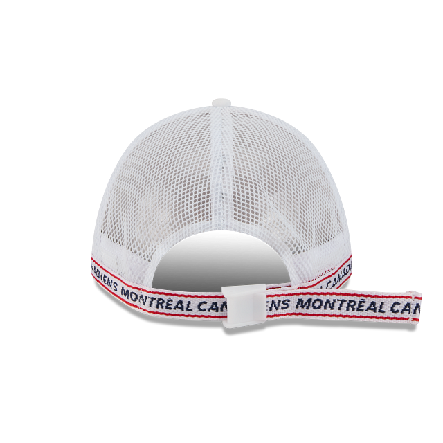 Montreal Canadiens NHL New Era Men's White 9FORTY M-Crown Tape Hat