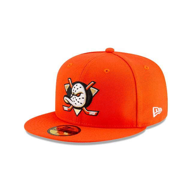 Anaheim Ducks NHL New Era Men's Orange 59Fifty OTC Core Fitted Hat