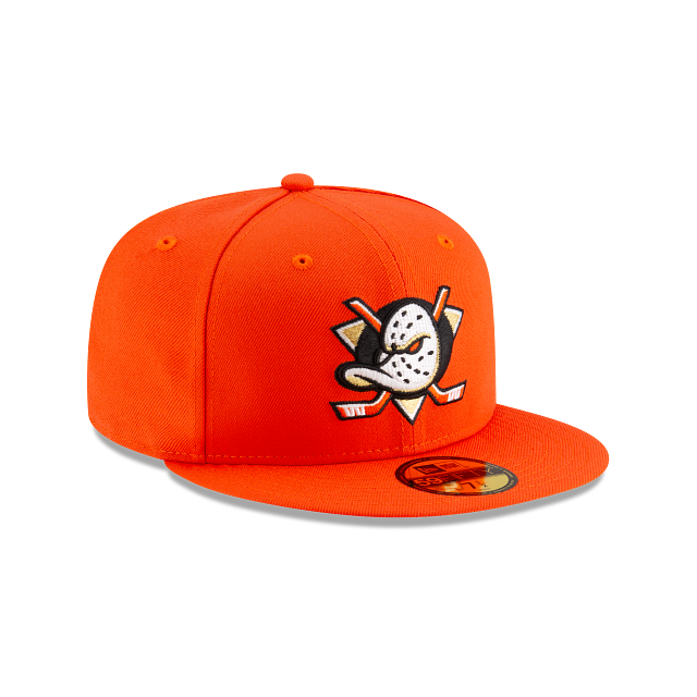 Anaheim Ducks NHL New Era Men's Orange 59Fifty OTC Core Fitted Hat