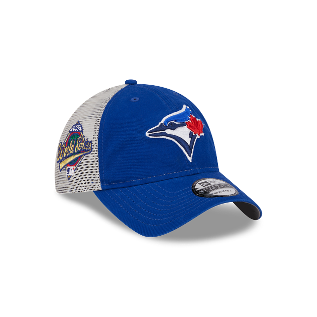 Toronto Blue Jays MLB New Era Men's Royal 9Twenty 1992 World Series Trucker Snapback Hat