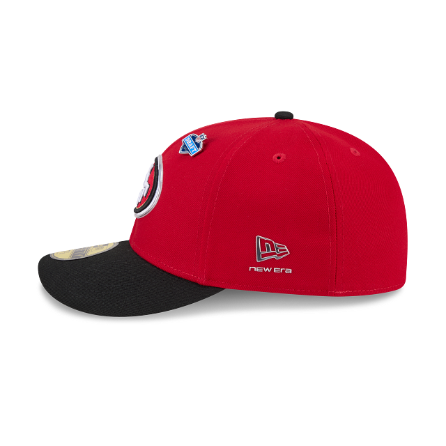 San Francisco 49ers NFL New Era Men's Red 59Fifty Pre-Curved 2026 Draft Fitted Hat
