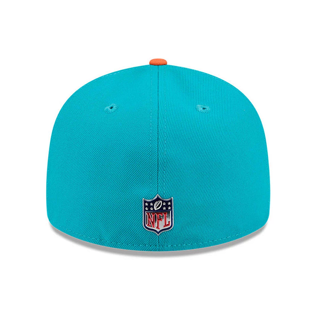 Miami Dolphins NFL New Era Men's Aqua 59Fifty Pre-Curved 2026 Draft Fitted Hat
