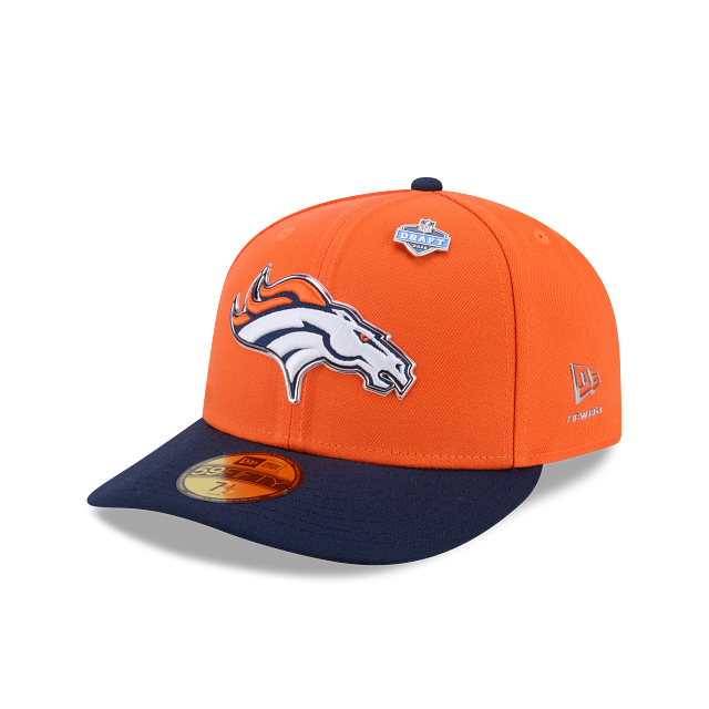 Denver Broncos NFL New Era Men's Orange 59Fifty Pre-Curved 2026 Draft Fitted Hat