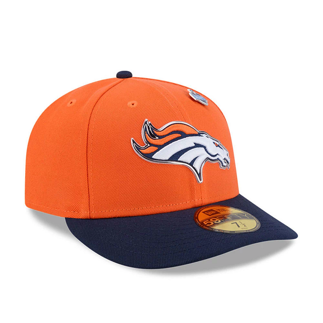 Denver Broncos NFL New Era Men's Orange 59Fifty Pre-Curved 2026 Draft Fitted Hat