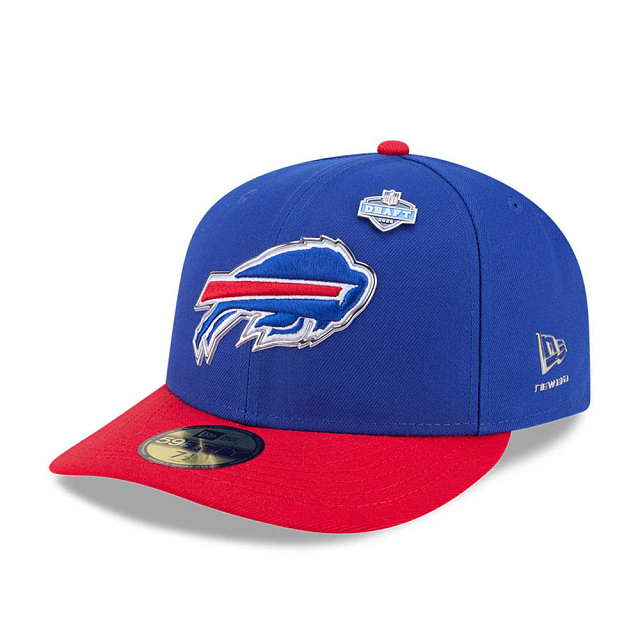 Buffalo Bills NFL New Era Men's Royal 59Fifty Pre-Curved 2026 Draft Fitted Hat