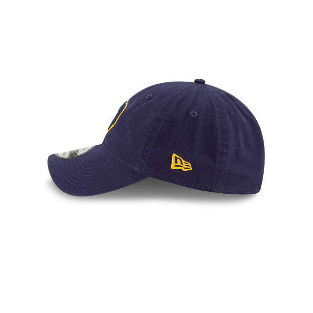 Milwaukee Brewers MLB New Era Men's Navy 9Twenty Core Classic Adjustable Hat