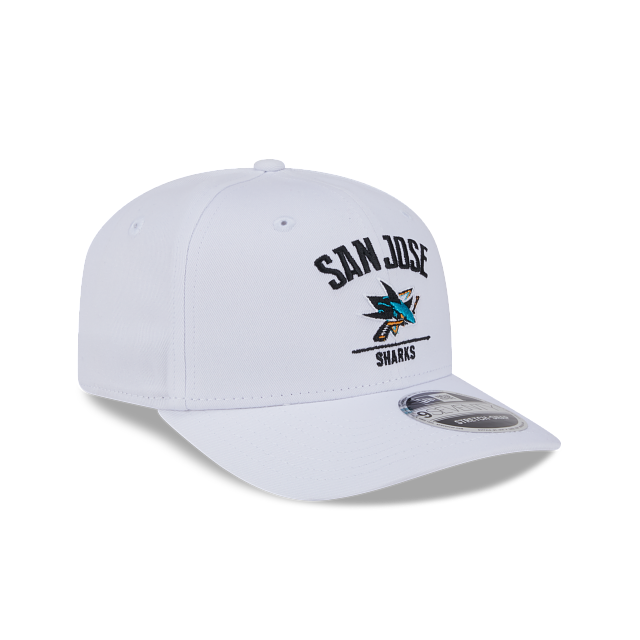 Casquette à visière plate 9Seventy Snapback New Era pour homme, coloris blanc, San Jose Sharks NHL