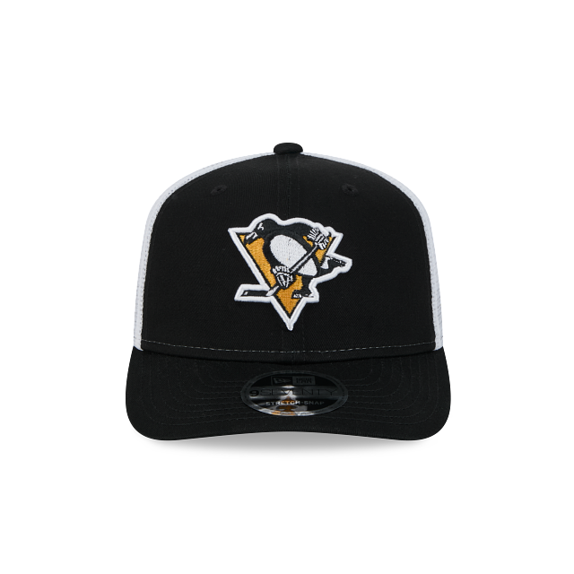 Pittsburgh Penguins NHL New Era Men's Black 9Seventy Trucker Snapback Hat