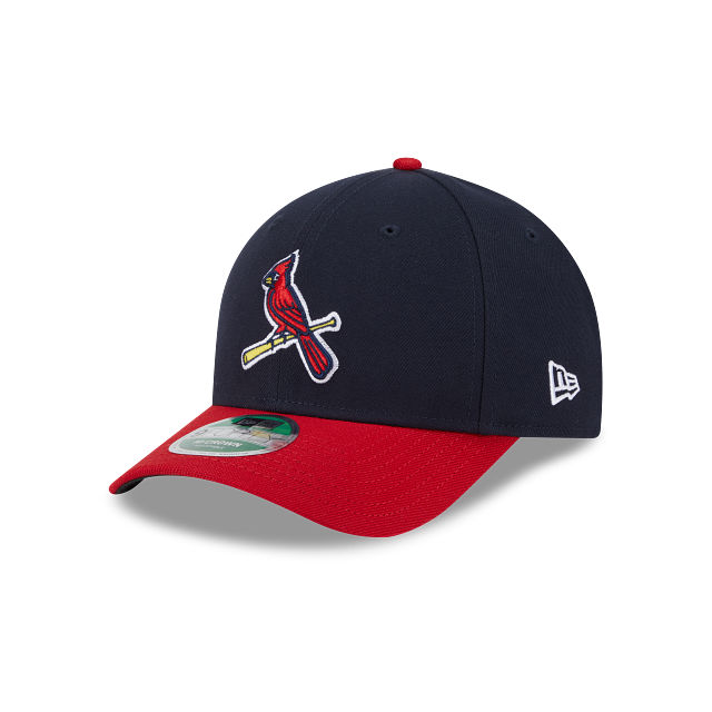 Casquette Snapback St. Louis Cardinals MLB New Era Homme Rouge / Marine 9Forty Réplique de Joueur