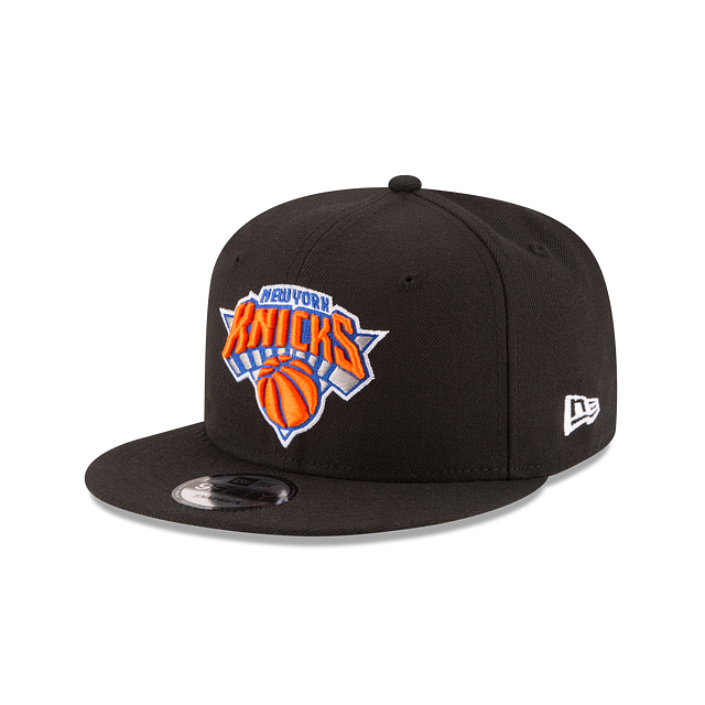 New York Knicks NBA New Era Men's Black 9Fifty Basic Snapback