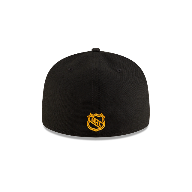 Boston Bruins NHL New Era Men's Black Vintage Collection 59Fifty Fitted Hat