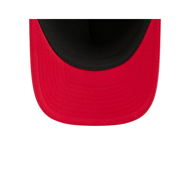Calgary Stampeders CFL New Era Men's Black Red 9FORTY M-Crown 2026 Sideline Adjustable A-Frame Hat