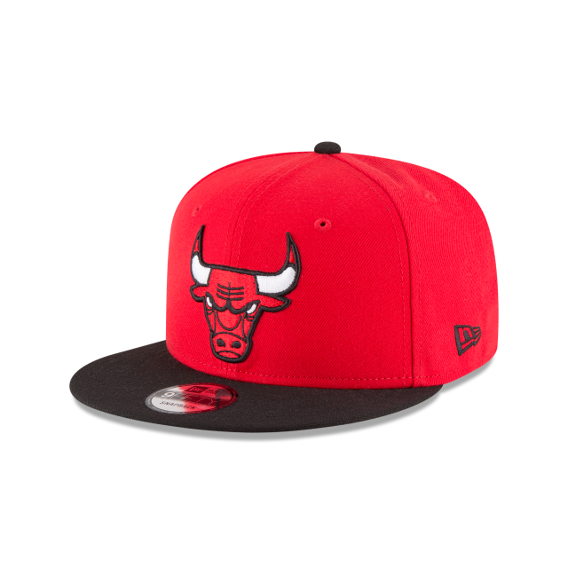 Chicago Bulls NBA New Era Men's Red/Black 9Fifty Two Tone Snapback