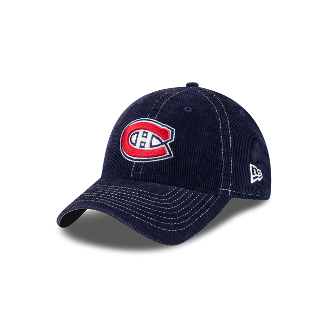 Montreal Canadiens NHL New Era Men's Navy Casual Classic Cord Adjustable Hat