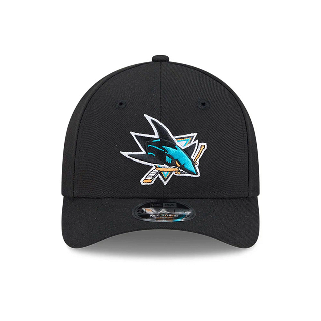 San Jose Sharks NHL New Era Men's Black 9Forty M-Crown Snapback Hat
