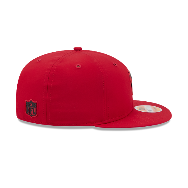 Atlanta Falcons NFL New Era Men's Red 9Fifty 2026 Sideline Snapback Hat