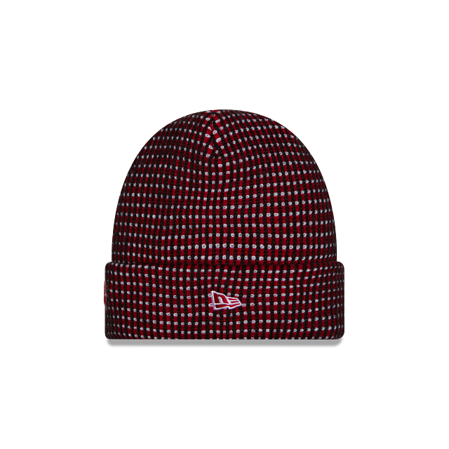 Atlanta Falcons NFL New Era Men's Red/Black 2026 Sideline Cold Weather Cuffed Knit Beanie Hat