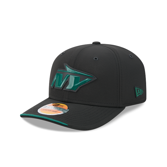 New York Jets NFL New Era Men's Black 9Seventy 2026 Sideline Stretch Snapback Hat