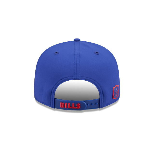 Buffalo Bills NFL New Era Men's Majestic Blue 9Fifty 2026 Sideline Throwback Logo Snapback Hat