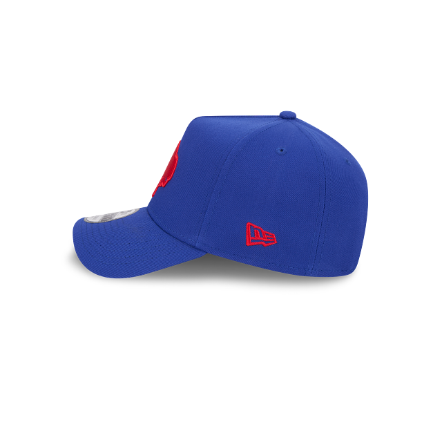 Buffalo Bills New Era Men's Majestic Blue 9Forty A-Frame Throwback Logo Snapback