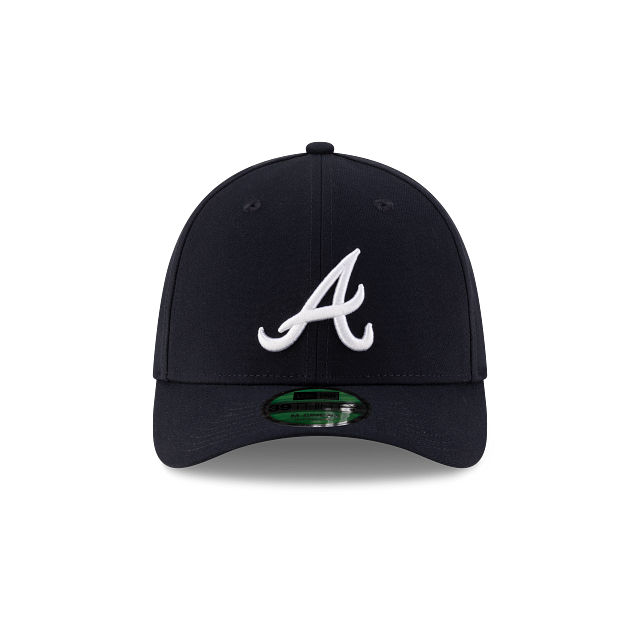 Atlanta Braves MLB New Era Men's Navy 39Thirty M-Crown Player Replica Stretch Fit Hat