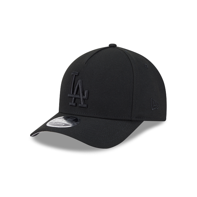 Los Angeles Dodgers MLB New Era Men's Black on Black 9Forty M-Crown Adjustable A-Frame Hat