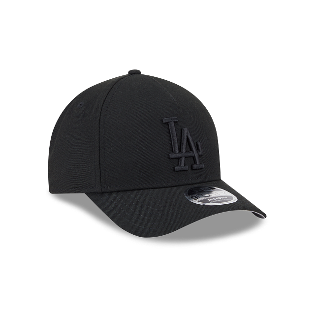 Los Angeles Dodgers MLB New Era Men's Black on Black 9Forty M-Crown Adjustable A-Frame Hat