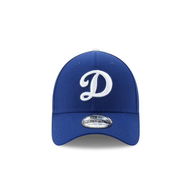 Los Angeles Dodgers MLB New Era Men's Royal 39Thirty D Logo Team Classic Stretch Fit Hat