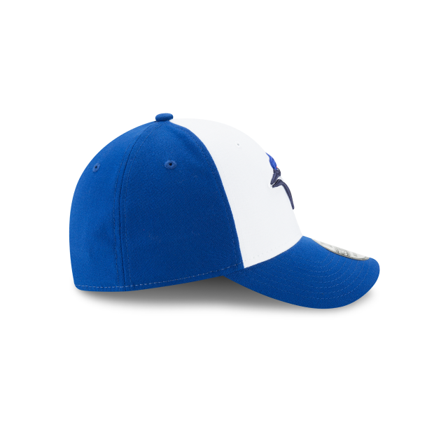 Toronto Blue Jays MLB New Era Men's White/Royal Blue 39Thirty Team Classic Alternate Stretch Fit Hat